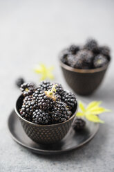 Raspberries in bowl - MYF001745