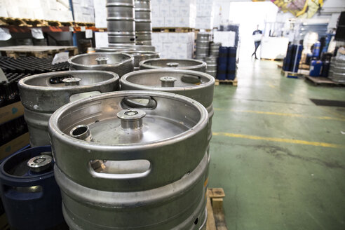 Beer casks in brewery - ABZF001093