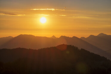 Germany, Bavaria, Allgaeu, Sunrise at the Riederberger Horn - SIEF007110