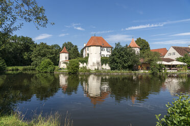 Deutschland, München, Obermenzing, Blick auf Schloss Blutenburg - PC000270