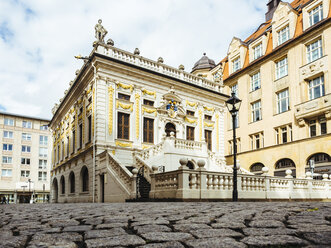 Germany, Leipzig, view to Old stock exchange at Naschmarkt - KRPF001791