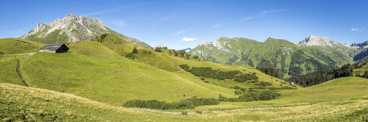 Österreich, Vorarlberg, Lechtaler Alpen, Karhorn, Gaisbuehelalpe - STSF001082