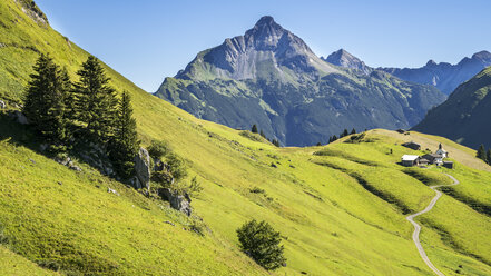 Austria, Vorarlberg, Lechtal Alps, Buerstegg - STSF001084