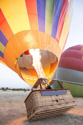 Hot air ballon is being prepared - ABZF01214