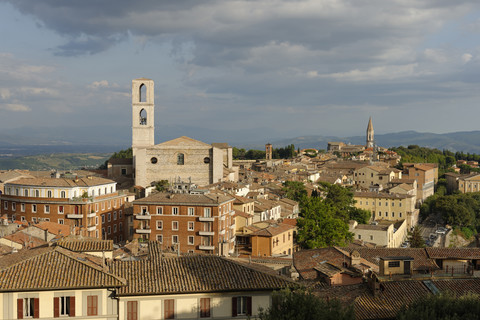 Italien, Umbrien, Perugia, Stadtbild, lizenzfreies Stockfoto