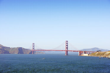 USA, California, San Francisco, Golden Gate Bridge as seen from Eagles Point - BRF01397