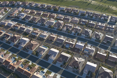 USA, Nevada, Aerial photograph of suburbs in North Las Vegas - BCDF00143