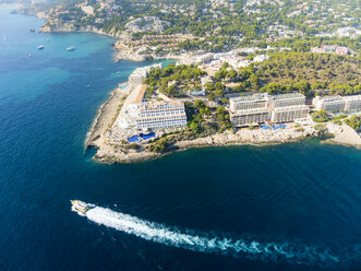 Spain, Mallorca, Aerial view of hotels in Santa Ponca - AMF04998