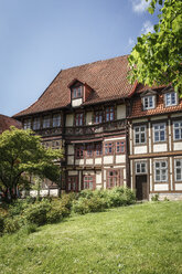 Deutschland, Niedersachsen, Hildesheim, Wernersches Haus, Fachwerkhaus, Stadthaus - EVGF03085