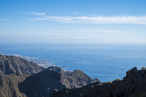 Spanien, Teneriffa, Teno-Gebirge bei Masca, lizenzfreies Stockfoto