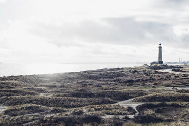 Denmark, Skagen, lighthouse at the beach - MJF02001