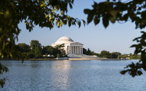 USA, Washington, D.C., Jefferson Memorial am Morgen - STCF00243