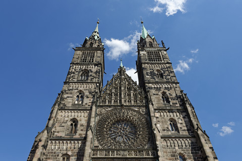 Deutschland, Bayern, Nürnberg, St. Lorenz Kirche, lizenzfreies Stockfoto