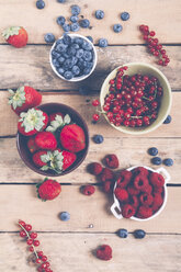 Bowls of different fruits - RTBF00416