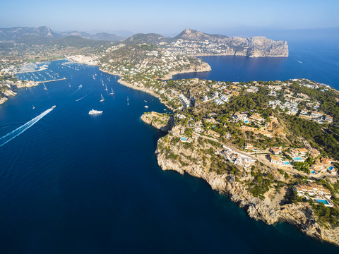 Spanien, Balearische Inseln, Mallorca, Port d' Andratx, lizenzfreies Stockfoto