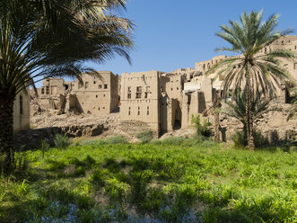 Oman, Birkat Al-Mawz, Blick auf das Dorf - AMF05027