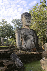 Thailand, Kamphaeng Phet, Buddha-Statuen von Chakangrao, UNESCO-Welterbe - ZCF00417