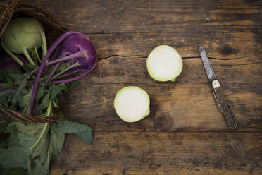 White and purple turnip cabbage, chopped - LVF05416