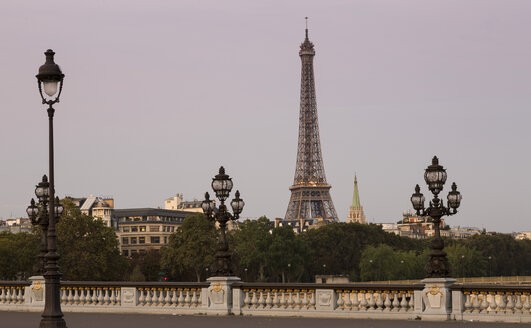 rance, Paris, Pont Alexandre III, im Hintergrund der Eiffelturm - FCF01097