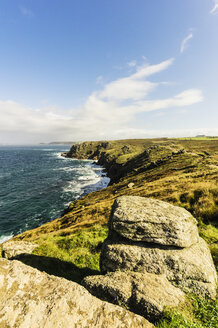 UK, Cornwall, Lands End, Klippen bei Penzance - THAF01842