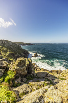 UK, Cornwall, Lands End, Klippen bei Penzance - THAF01848