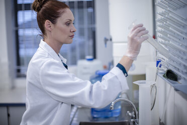 Woman working in lab - ZEF10829