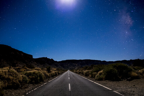 Spain, Tenerife, Teide National Park, Starry night sky - SIPF00982