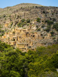 Oman, Jabal Akhdar, Abandoned village Wadi Bani Habin - AMF05042
