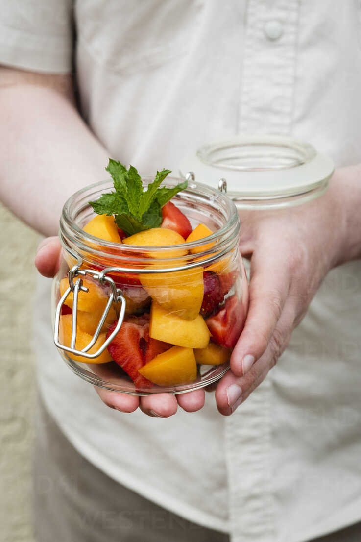 Fruit Salad in a Jar