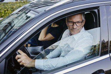 Businessman in car - RORF00397