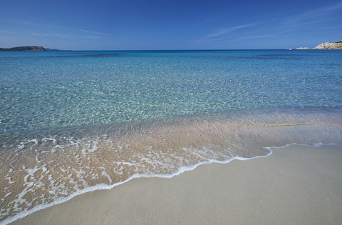 Italien, Sardinien, Strand von Rena Majori, lizenzfreies Stockfoto