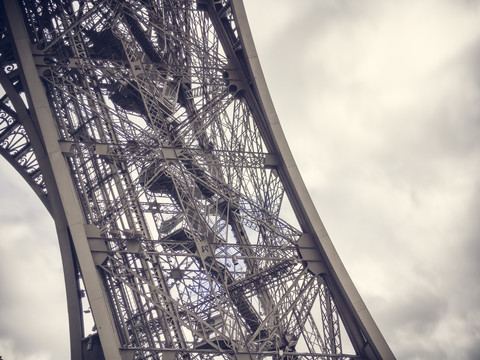 Frankreich, Paris, Eiffelturm, Nahaufnahme, lizenzfreies Stockfoto