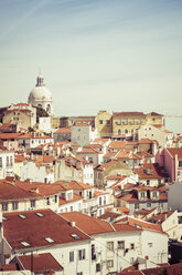 Portugal, Lisbon, cityscape of Alfama district - CMF00598