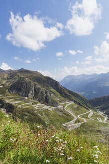 Schweiz, Tessin, St. Gotthard, Tremola-Pass in den Schweizer Alpen - GWF04908
