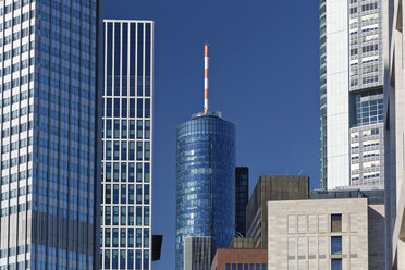 Germany, Hesse, Frankfurt, Maintower at financial district - GFF00847