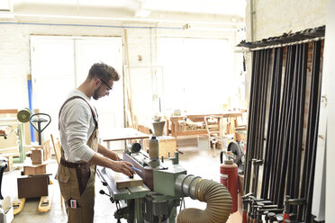 Carpenter at work in his workshop - LYF00667