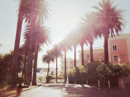 South Africa, Capetown, driveway of a hotel - BMAF00301