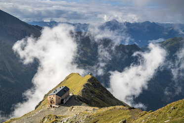 Österreich, Ankogel-Gruppe, Blick auf Haus Hannover und Seebachtal - STSF01149