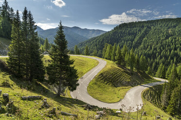 Austria, Hohe Tauern, Nockalm Scenic Road in the Nock mountains - STSF01154