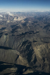 Chile, Aerial view of the Andes - MAUF00922