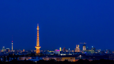 Germany, Berlin, Charlottenburg, Skyline stock photo