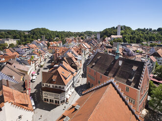 Deutschland, Baden-Württemberg, Ravensburg, Stadtbild vom Blaserturm aus gesehen - SIE07141