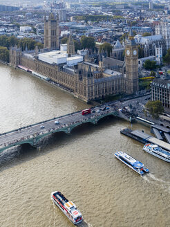 Großbritannien, London, Big Ben und Westminster Bridge - AM05088