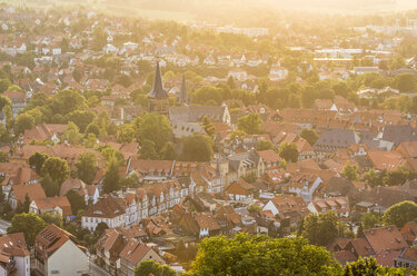 Germany, Saxony-Anhalt, Wernigerode in the evening - PVCF00909