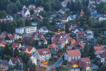 Deutschland, Sachsen-Anhalt, Wernigerode am Abend - PVCF00911