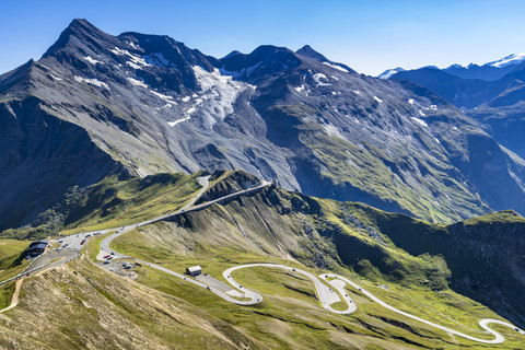 Österreich, Kärnten, Obere Tauern, Großglockner Hochalpenstraße, lizenzfreies Stockfoto