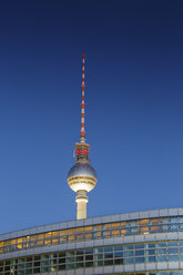 Germany, Berlin, view to television tower at Alexanderplatz - GFF00907