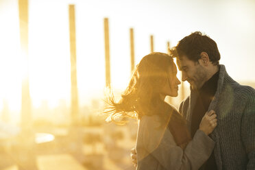 Couple in love at backlight - KKAF00135