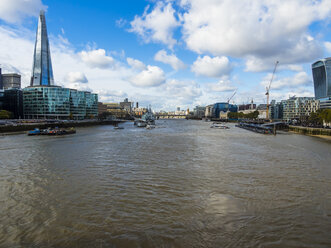 UK, London, cityscape with River Thames and The Shard - AMF05121