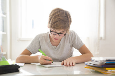 Boy doing homework - LVF05670